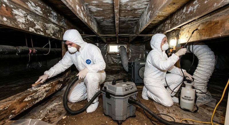 Attic Mold Remediation in Fort Worth, TX