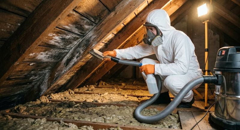 Attic Mold Removal in Frisco, TX