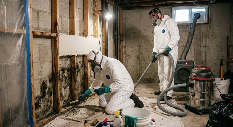 Basement Mold Remediation in Frisco, TX